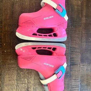 Bauer Kids Pink Ice Skates